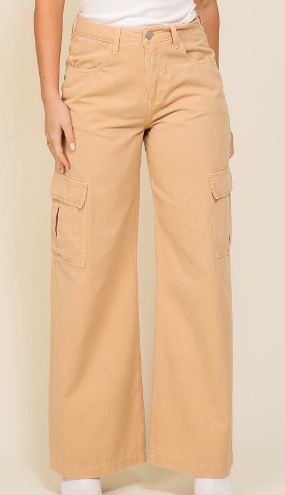 Taupe Cargo Pants