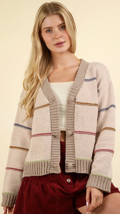 Button Front Cardigan