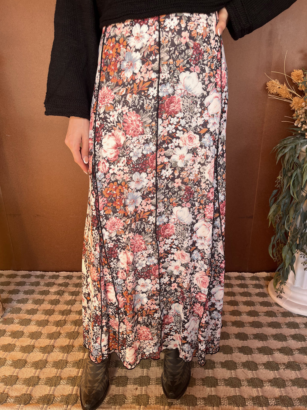 Floral Maxi Skirt