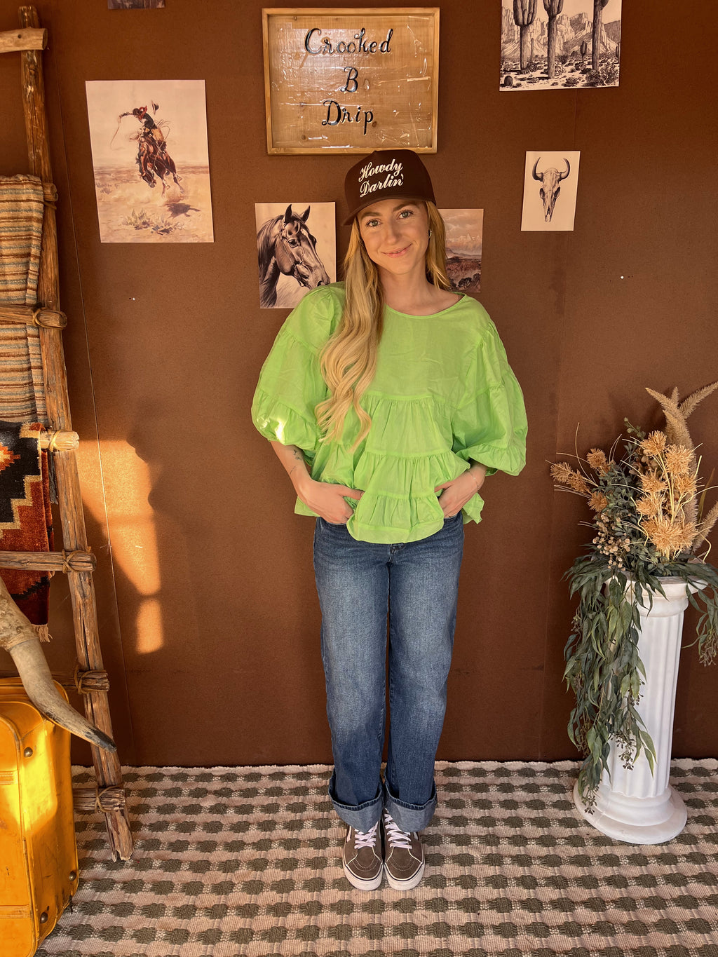 Shelley Tiered Top