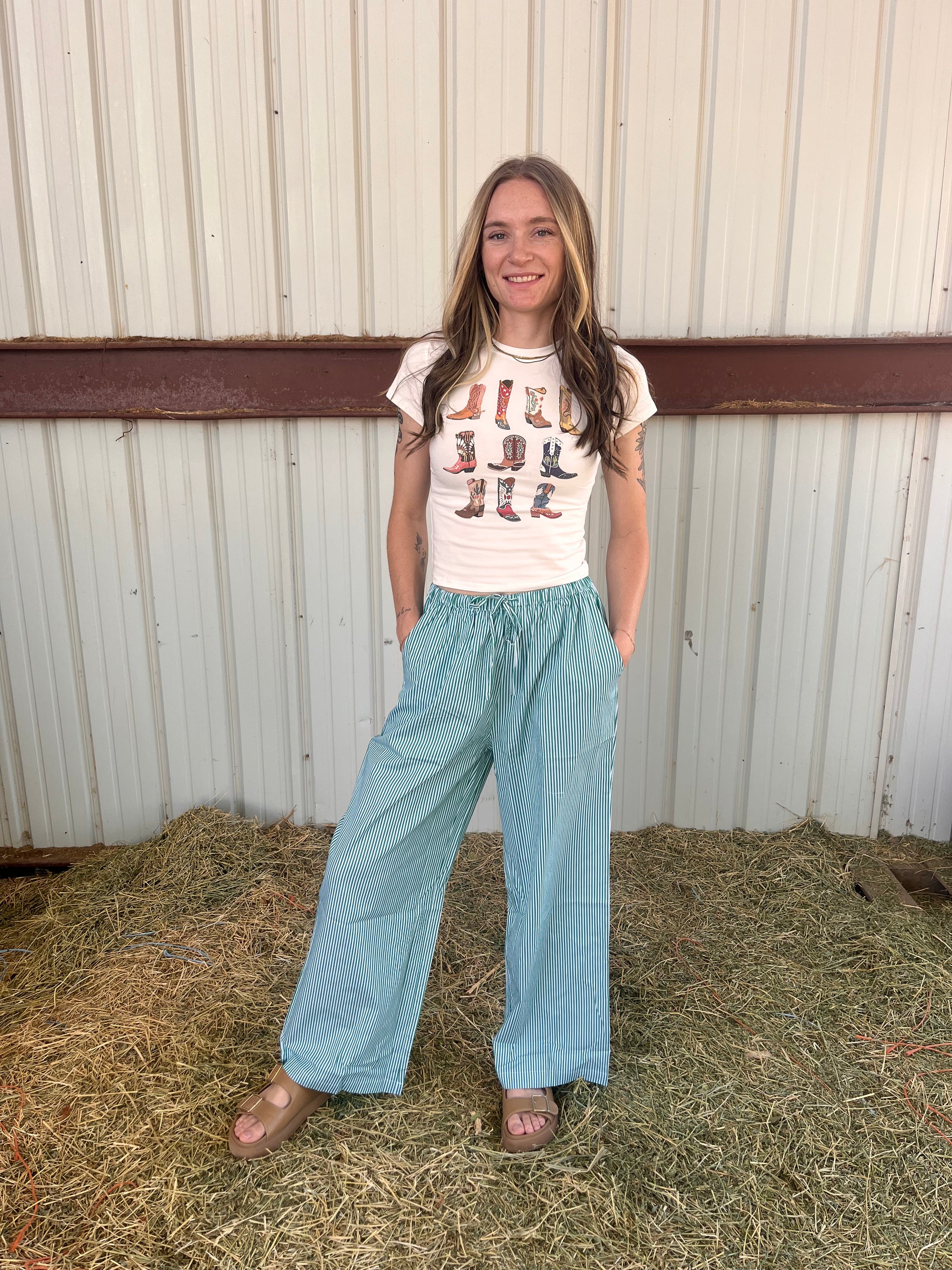 Jenny Striped Pants