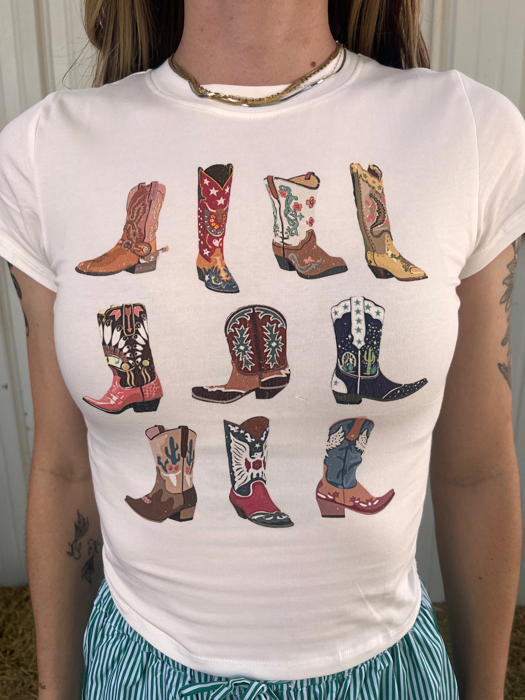 Boots Tee