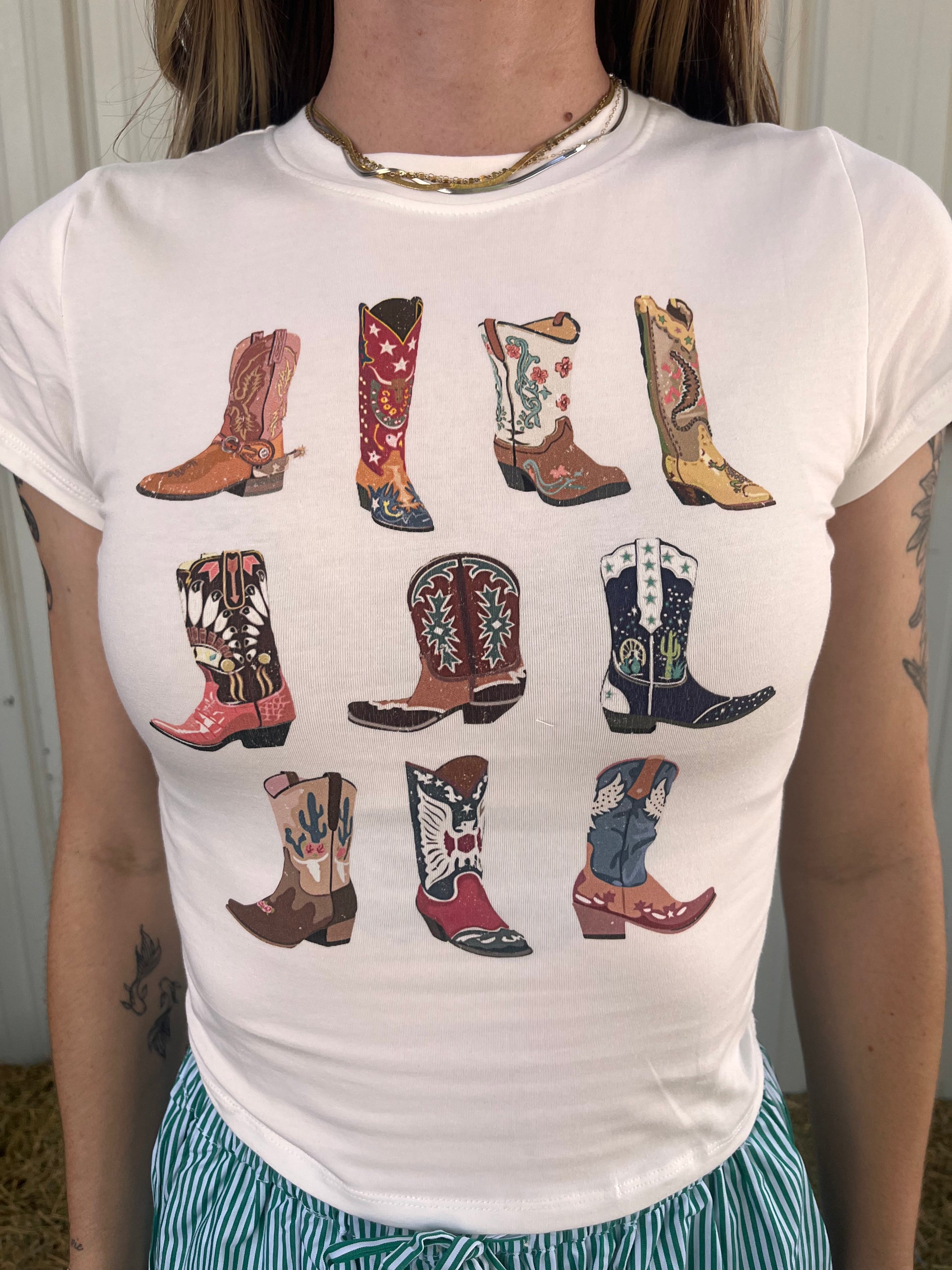 Boots Tee