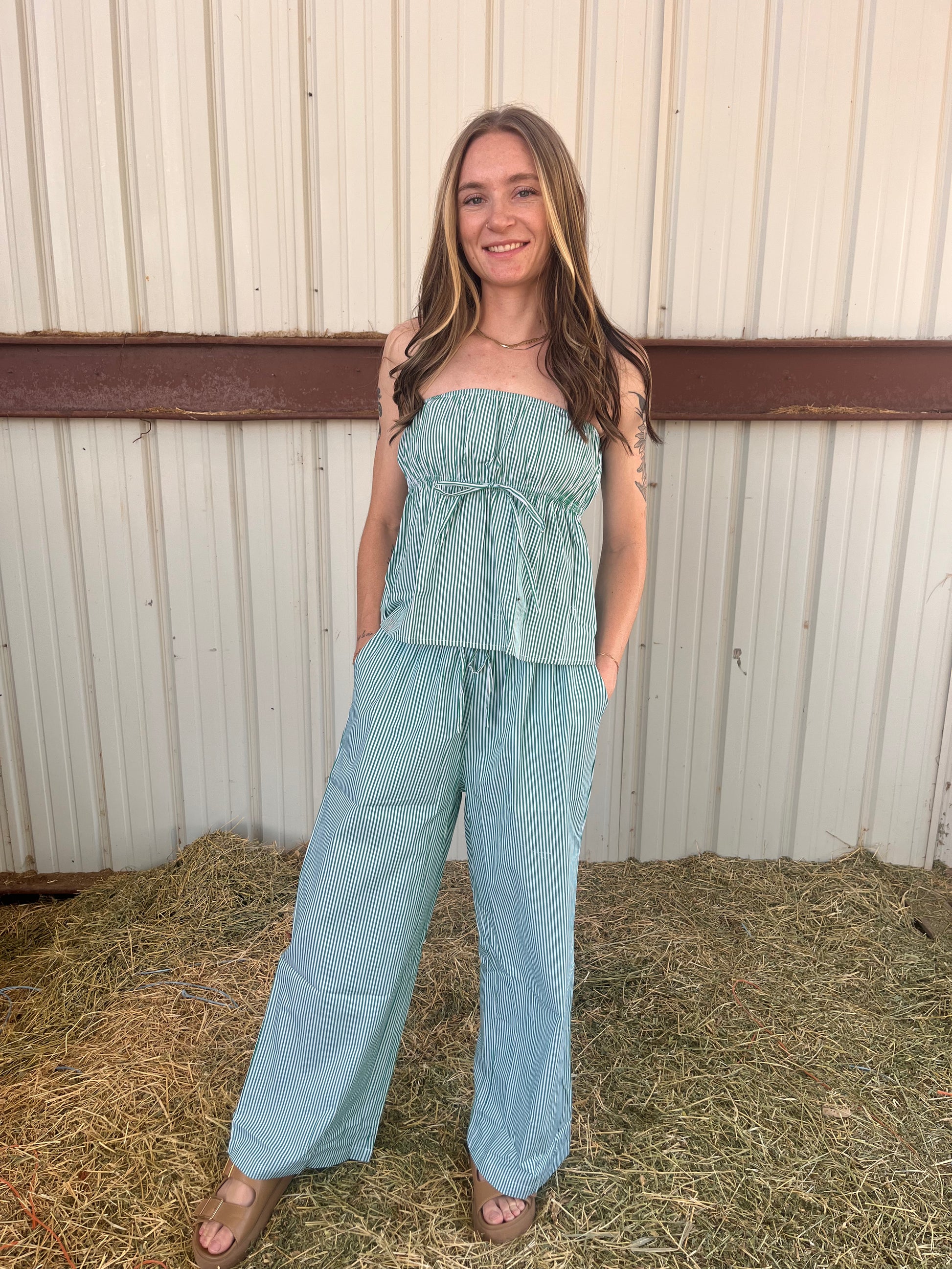 Jenny Striped Pants