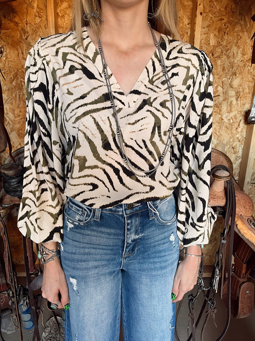 Zebra Top